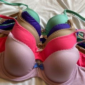 Victoria’s Secret Body by Victoria demi bra lot of 5 size 36a excellent shape!
